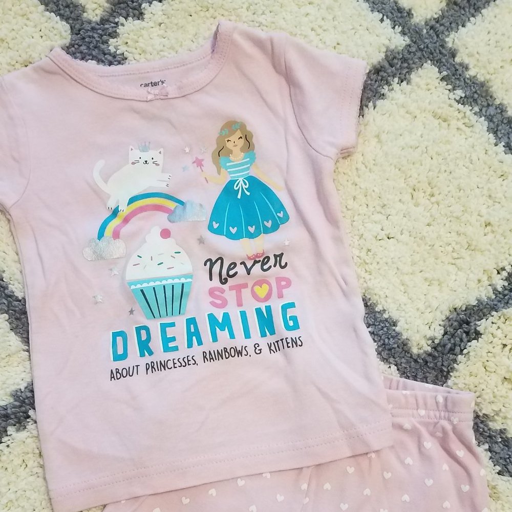 3/$12 Carter's 18 month shorts pajamas